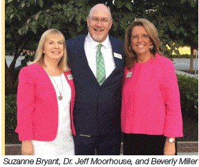 Suzanne Bryant, Dr. Jeff Moorehouse, and Beverly Miller