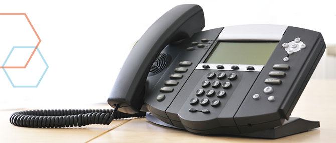 Picture of VoIP integrated phone