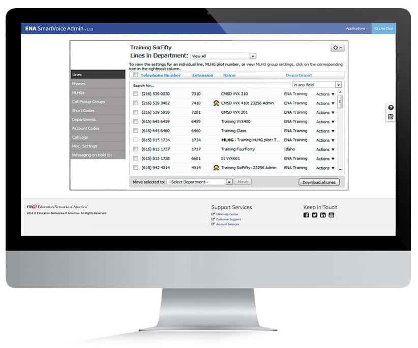 Ena Smartvoice Portal Monitor Image